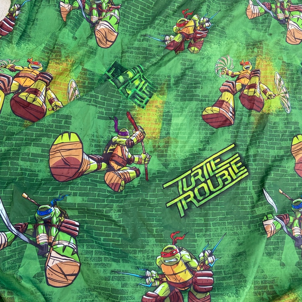 Ninja Turtle Nickelodeon Full Flat Sheet